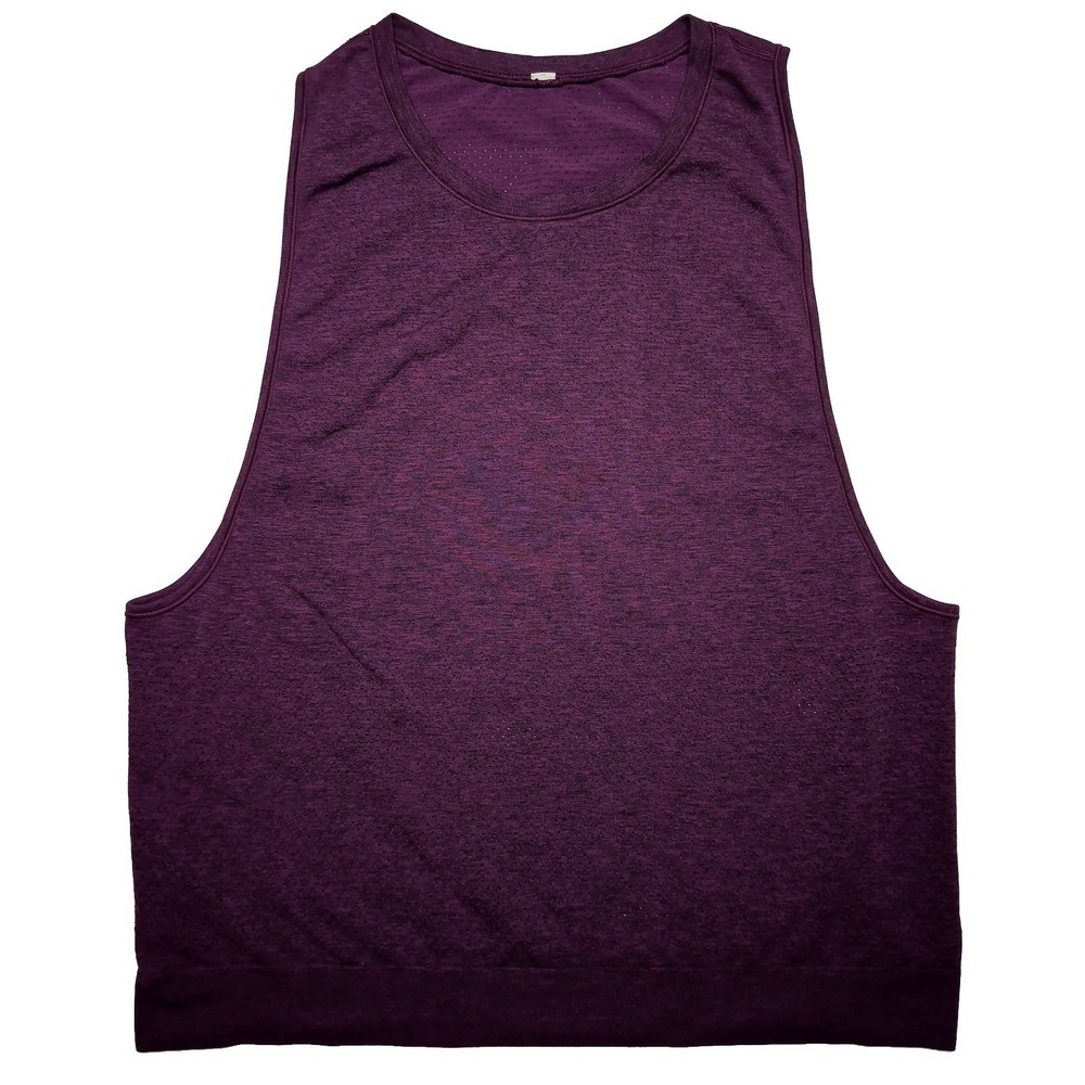 LULULEMON Women's Breeze By Muscle Tank Top Shirt W1ADSS Purple‎ ~ Size 10